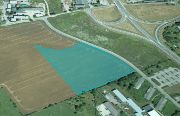 Industrial plot for sale with zoning permit in Trenčín